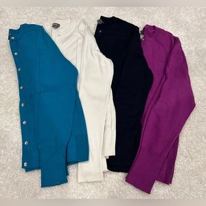 Lot of Eddie Bauer Cardigans